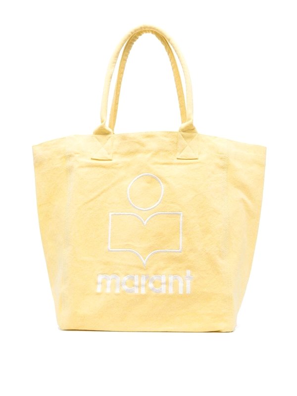 Isabel Marant Etoile: トートバッグ - トートバッグ - イエロー