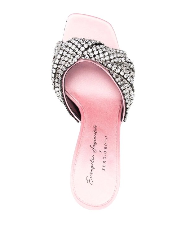 iKRIX SERGIO ROSSI: sandals - Sandals with rhinestones