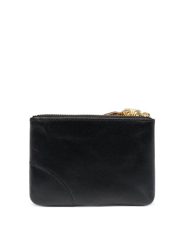 小物 COMME DES GARCONS ZIPPER PULL SA8100ZP Comme des Garçons Wallets Zipper Pull Wallet in Black | SVD USA