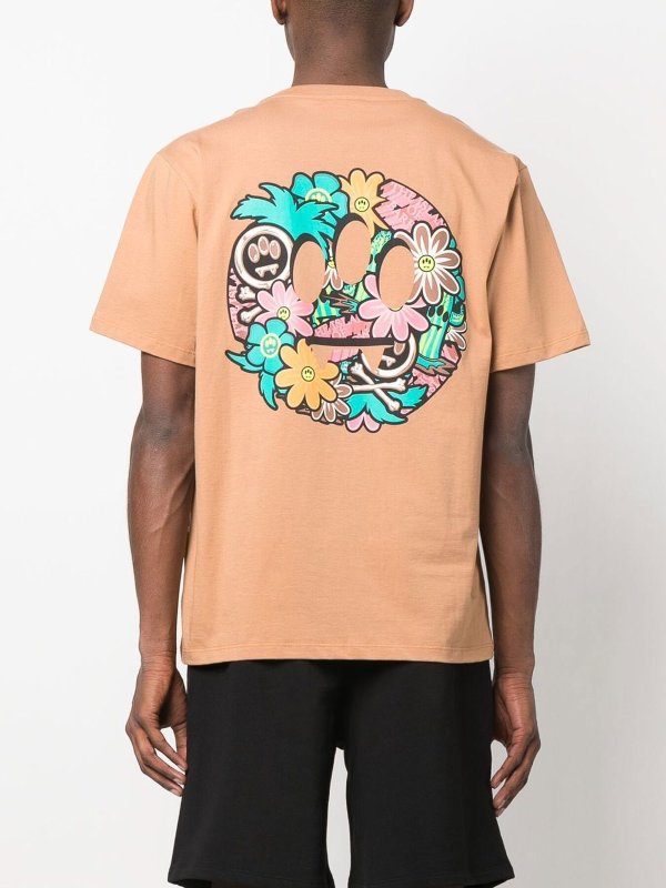 Tシャツ - ベージュ shop online: BARROW