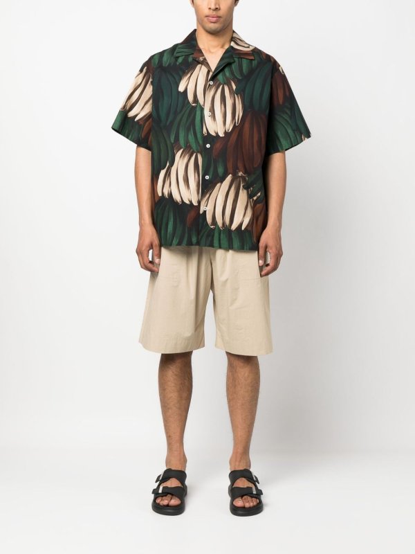 m.s.g.m.: shirts online - Banana-print shirt
