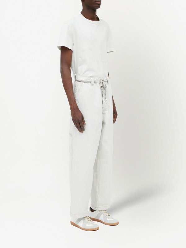 Maison Margiela: jeans dritti, a sigaretta online - Jeans a vita alta