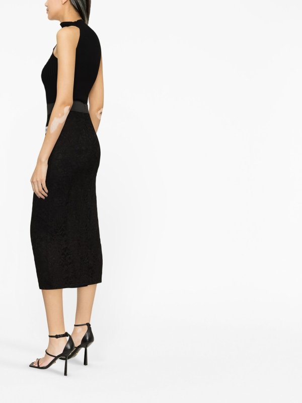 iKRIX DOLCE & GABBANA: ニーレングススカート＆ミディ丈 - 膝丈/ミディスカート - 黒