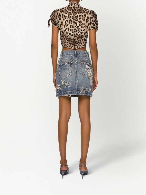 トップ/タンクトップ - ブラウン shop online: DOLCE & GABBANA