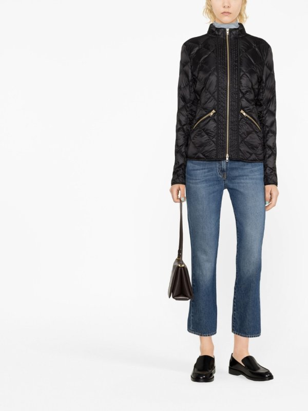 FAY: padded jackets online - Diamond-quilt jacket