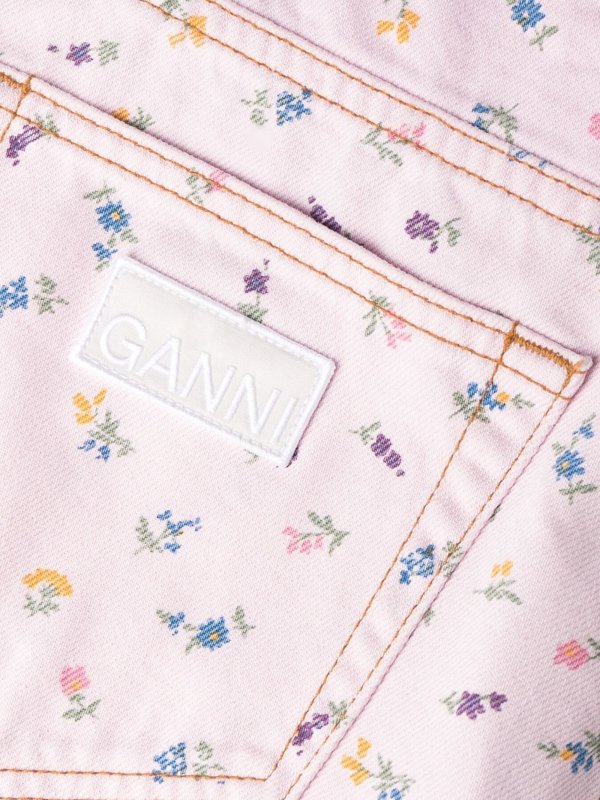 iKRIX GANNI: ストレートジーンズ - ピンク