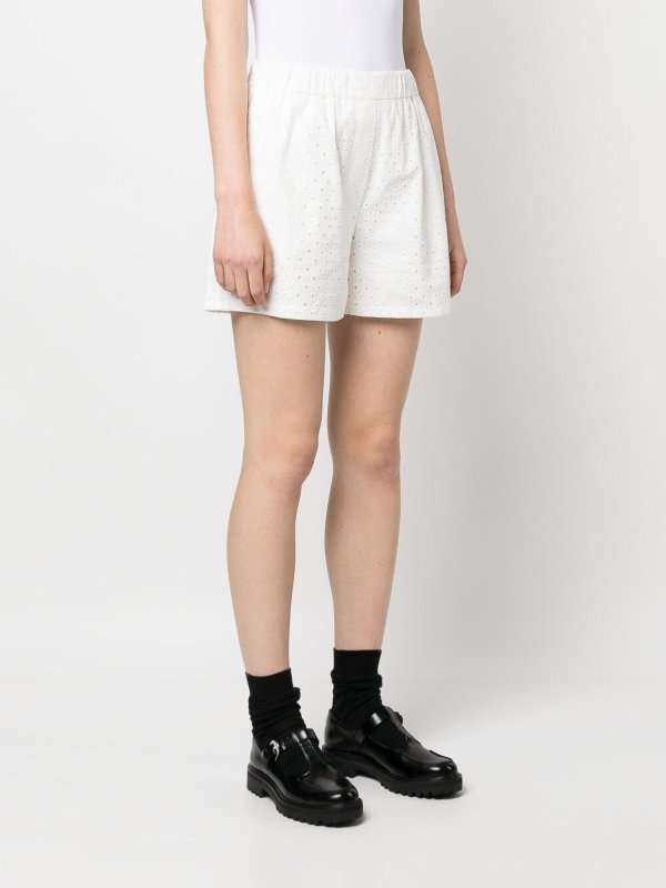 The Best Shops KENZO: shorts - Broderie anglaise cotton shorts