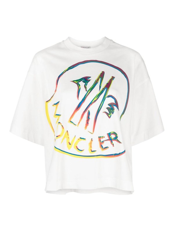 MONCLER: Tシャツ - Tシャツ - マルチカラー
