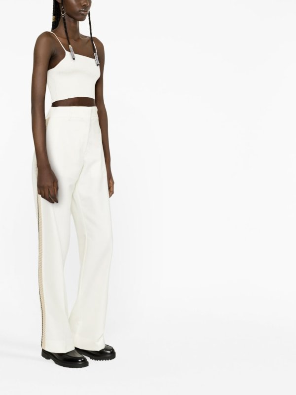 Palm Angels: casual trousers online - Side-stripe trousers