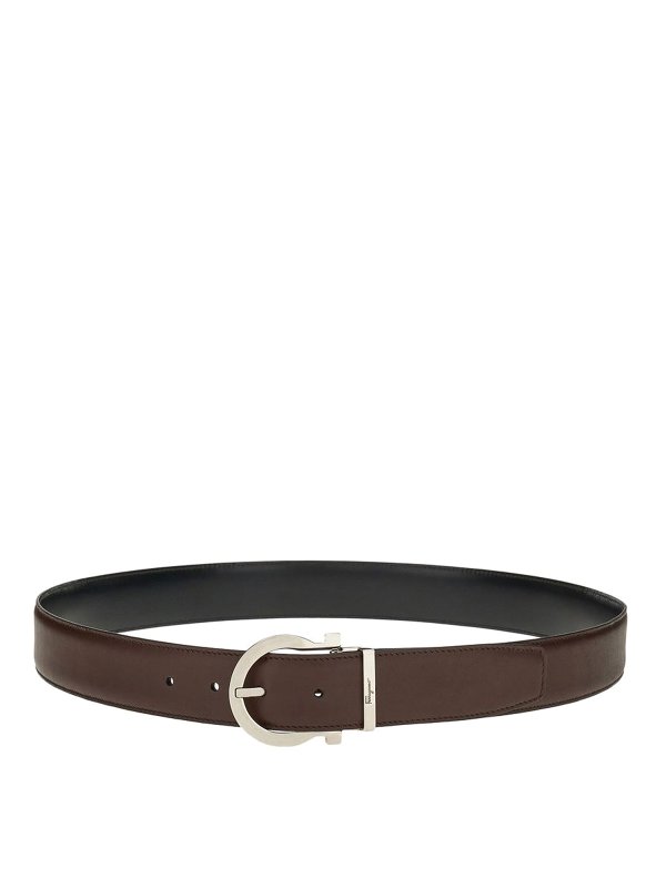 SALVATORE FERRAGAMO: Gürtel - Gürtel - Braun