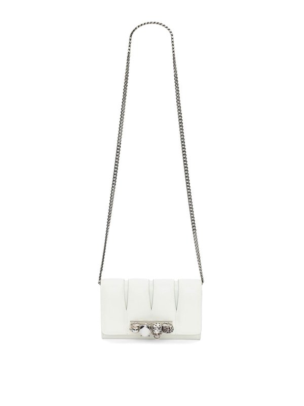 ショルダーバッグ - 白 shop online: ALEXANDER MCQUEEN