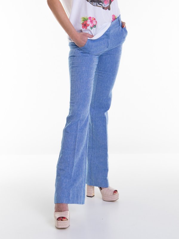 Ermanno by Ermanno Scervino: カジュアルトラウザー online - カジュアルパンツ - ライトブルー