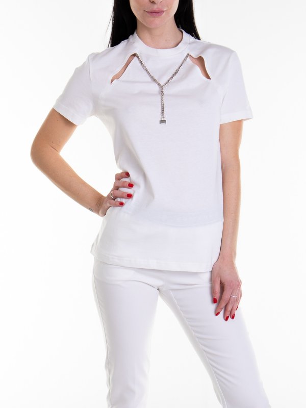 iKRIX JOHN RICHMOND: t-shirts - White cotton T-shirt