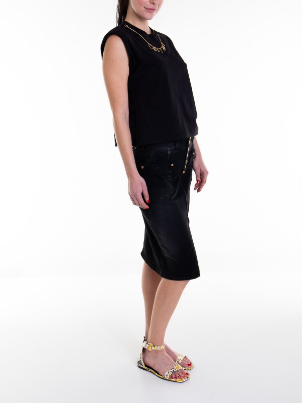 Versace Jeans Couture: トップス＆タンクトップ online - トップ/タンクトップ - 黒