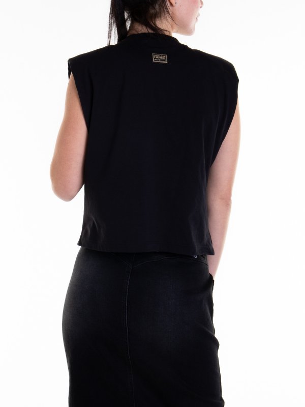 トップ/タンクトップ - 黒 shop online: Versace Jeans Couture