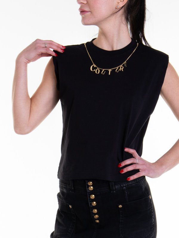 Versace Jeans Couture buy online トップ/タンクトップ - 黒