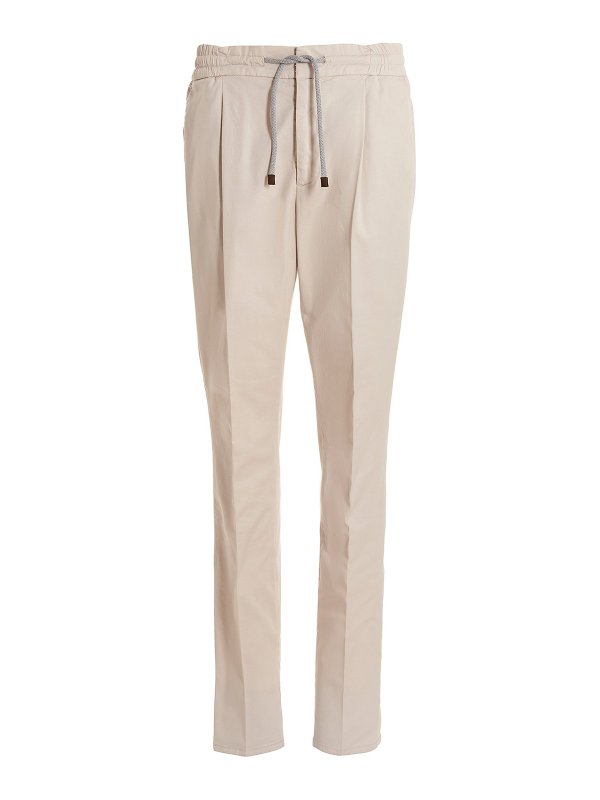 Cotton gabardine trousers silk  NIGELLA Max Mara