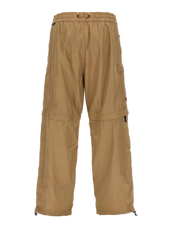 Moncler Nylon cargo pants with drawstring - Beige