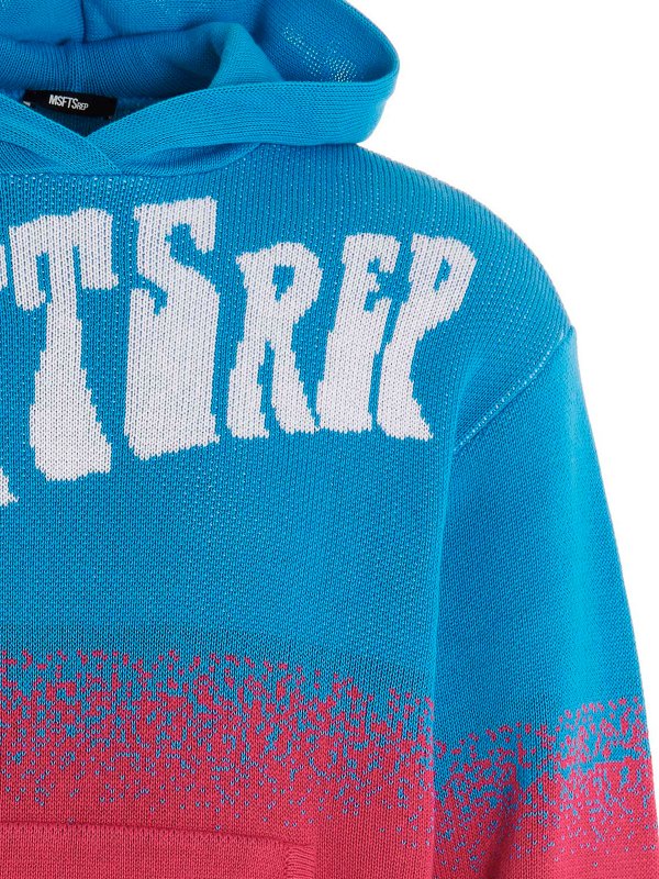 iKRIX MSFTSREP: Sweatshirts & Sweaters - Logo intarsia hooded sweater