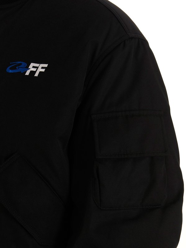 Exact bomber jacket shop online: OFF-WHITE