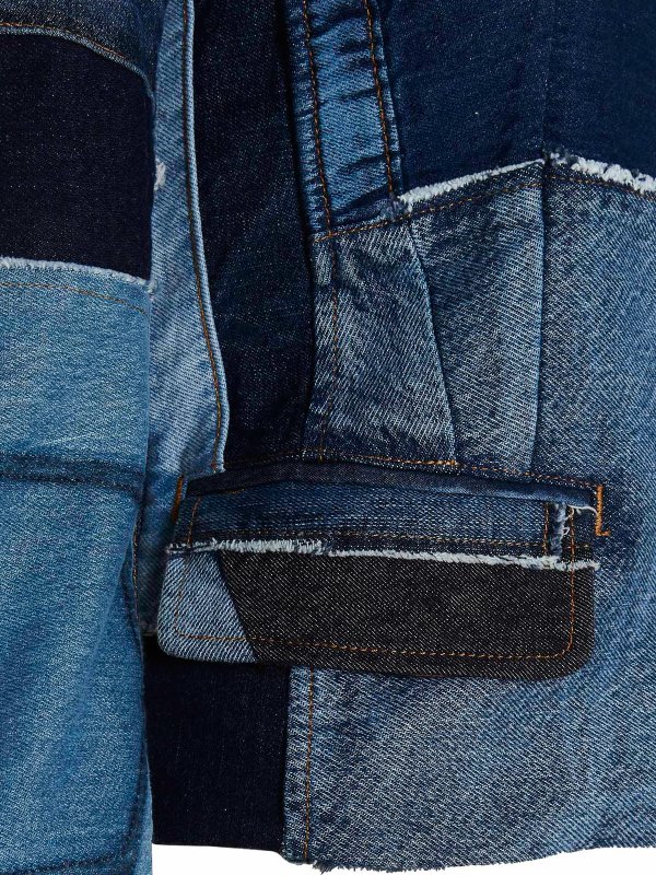 Giacca in denim patchwork shop online: DOLCE & GABBANA