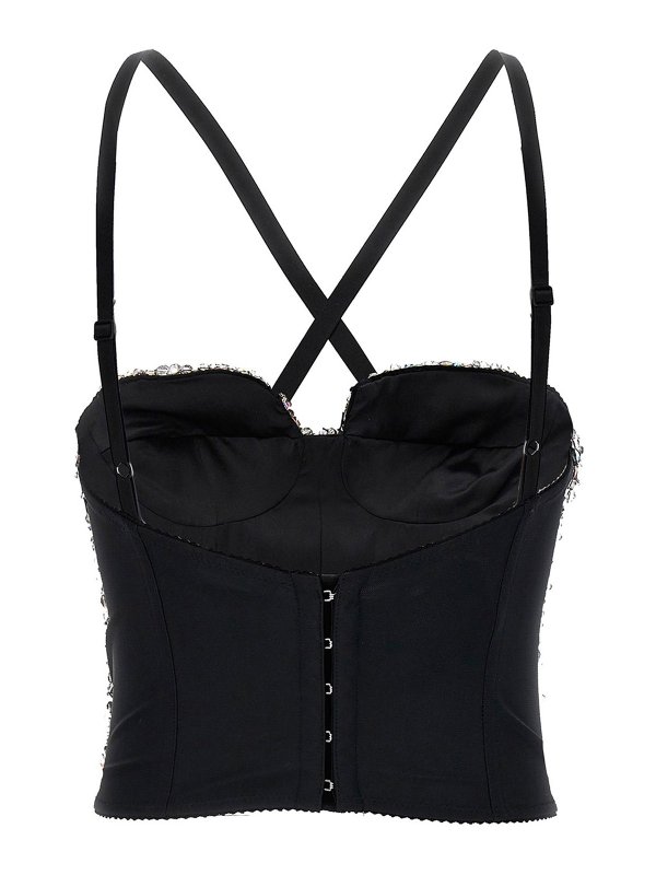 DOLCE & GABBANA: Tops und Tank Tops online - Top - Silber