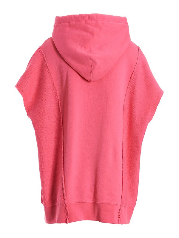 KHRISJOY: Sweatshirts & Sweaters online - Patchwork cotton vest with logo