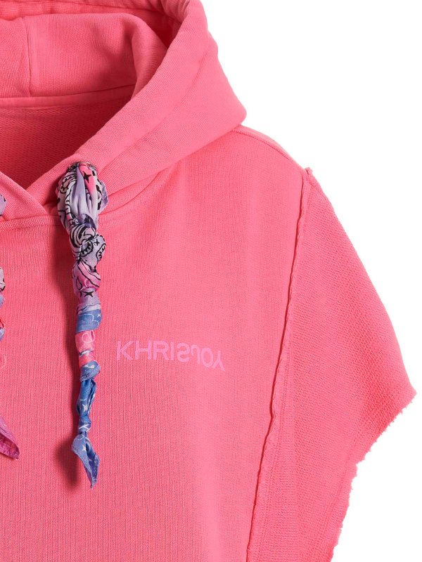 iKRIX KHRISJOY: Sweatshirts & Sweaters - Patchwork cotton vest with logo