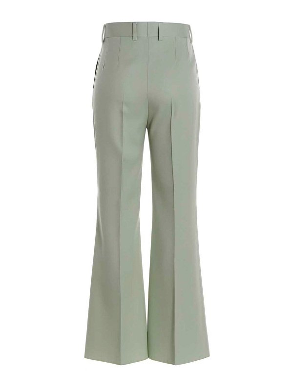 LANVIN: Tailored & Formal trousers online - Flared tailored wool pants