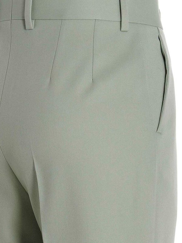 Flared tailored wool pants shop online: LANVIN