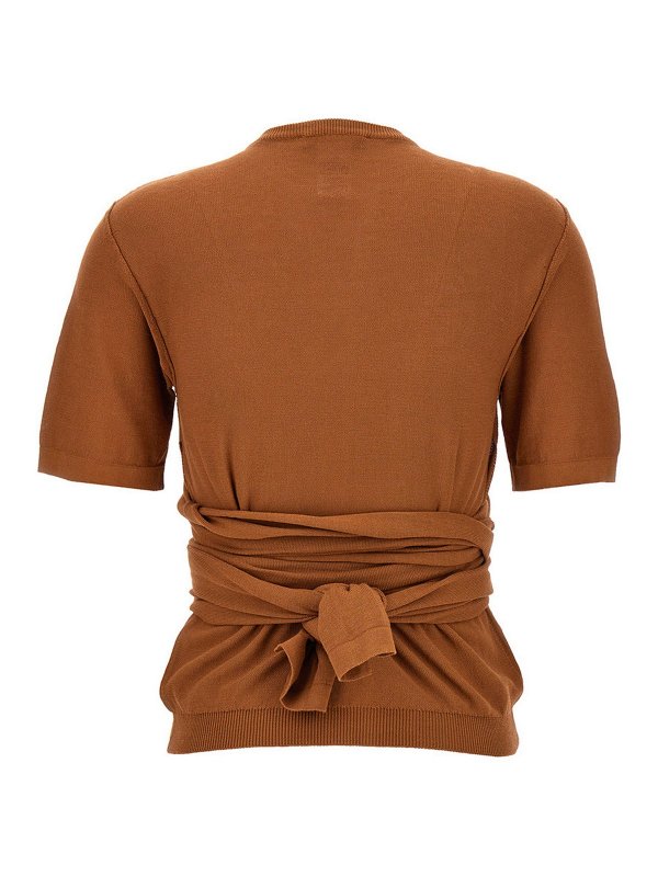 LEMAIRE: Pull col rond online - Pull Col Rond - Marron