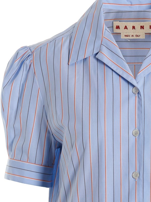 iKRIX Marni: abiti corti - Vestito camicia in cotone a righe