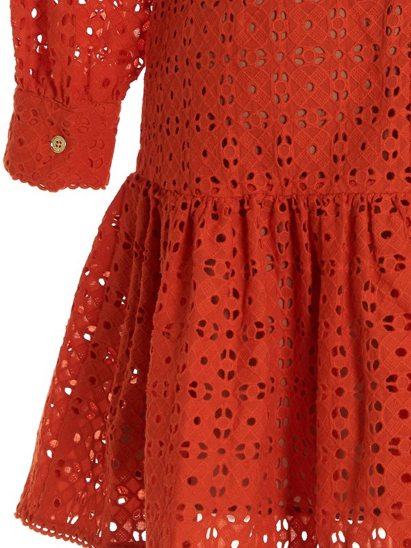 膝丈ドレス - オレンジ shop online: MICHAEL KORS