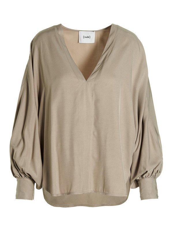 Nude: Blusas - Blusa - Beis