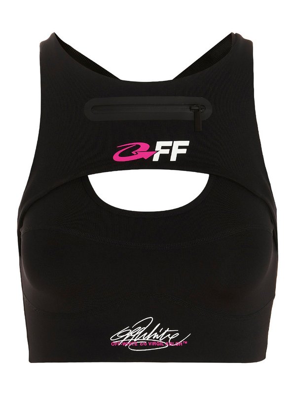 OFF-WHITE: Tops & Tank tops - Cut out detailed top