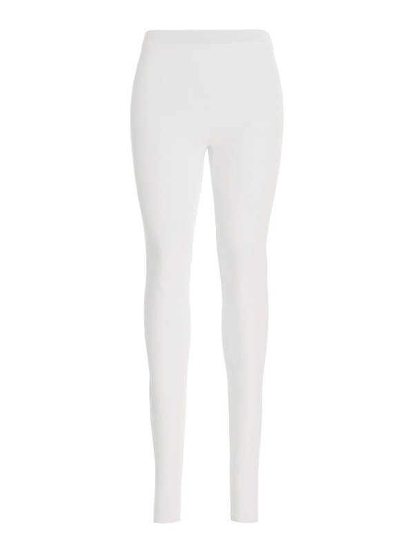 SALVATORE FERRAGAMO: レギンス - レギンス - 白