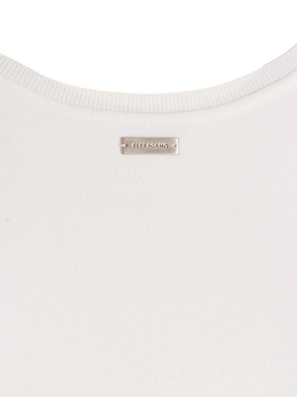 Top - Blanco shop online: SALVATORE FERRAGAMO