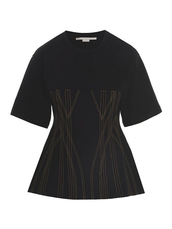 Stella Mccartney Tシャツ - 黒 - ブラック | 6J01453SPX301000
