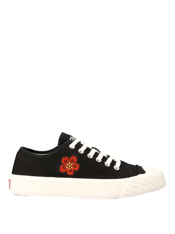 KENZO: trainers - Embroidered logo sneakers
