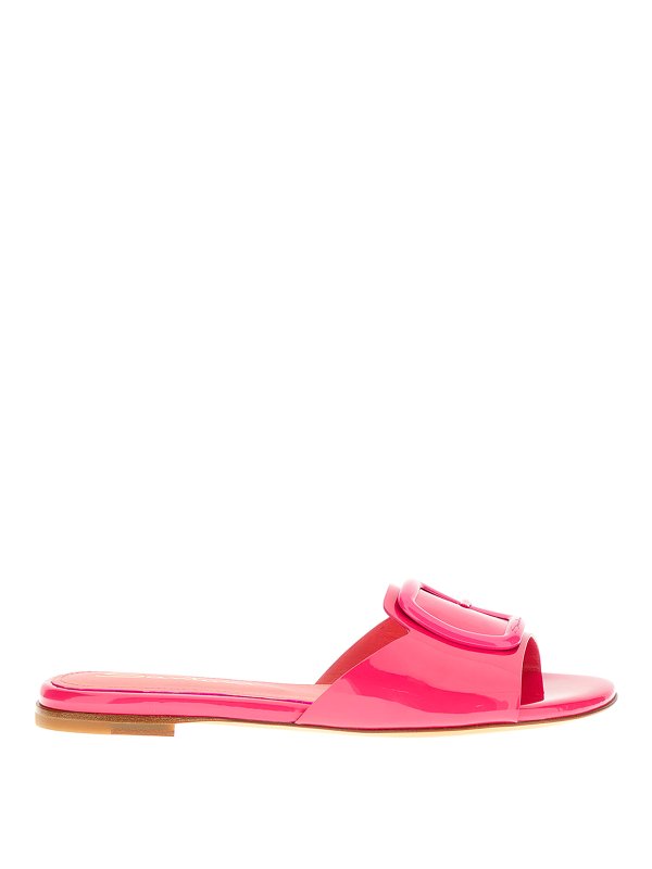 SANTONI: sandals - Leather sandals