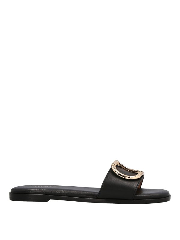 TWINSET: sandals - Logo sandals