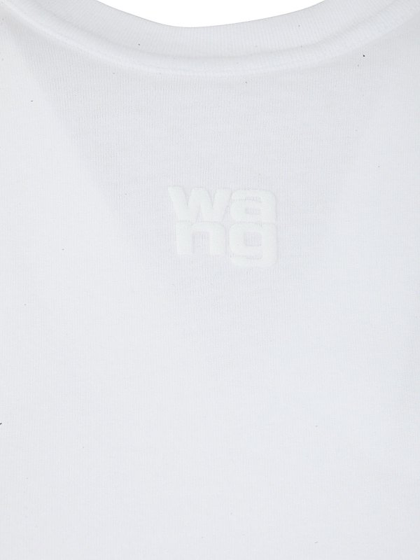 iKRIX ALEXANDER WANG: t-shirts - Essential shrunk Tee with puff logo
