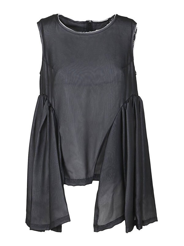 COMME DES GARCONS: Blusen - Bluse - Schwarz