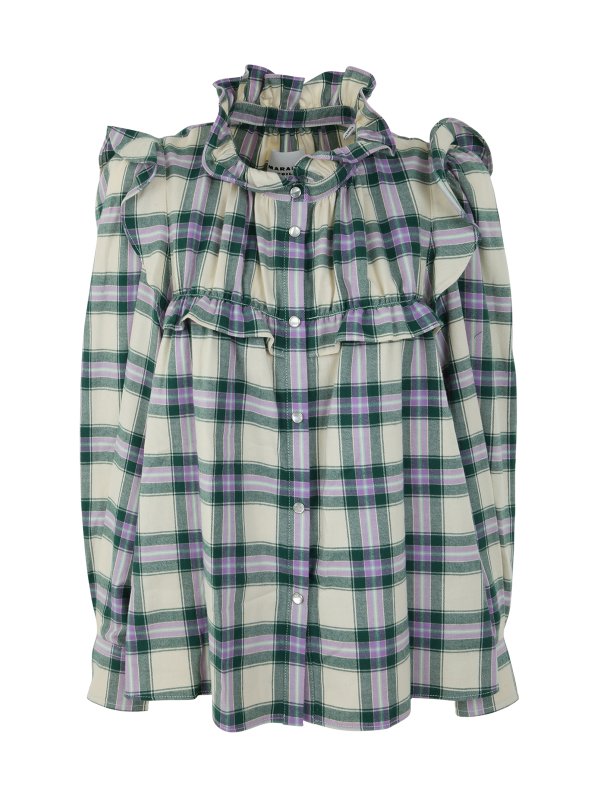 Isabel Marant Etoile: Blusas - Blusa - Multicolor