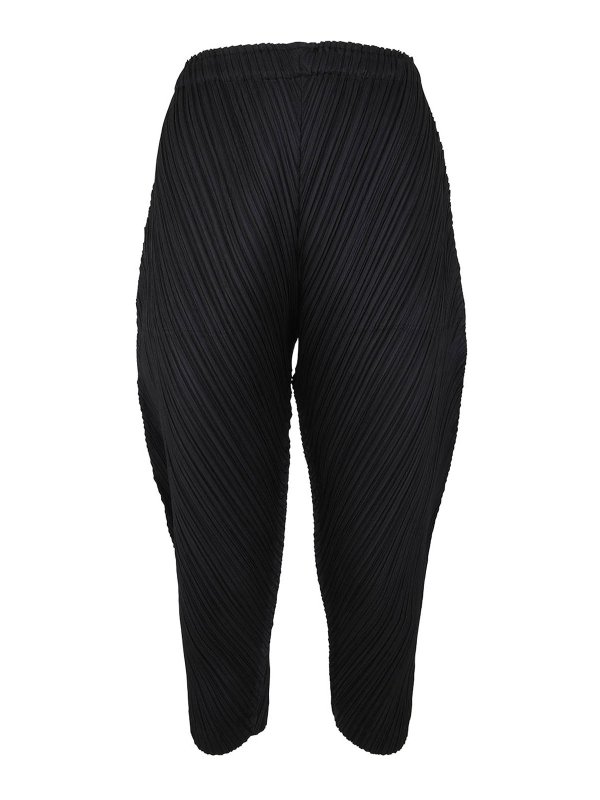 PLEATS PLEASE ISSEY MIYAKE: pantaloni casual - Pantaloni a gamba larga