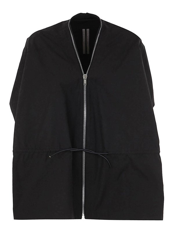 RICK OWENS: カジュアルジャケット - カジュアルジャケット - 黒