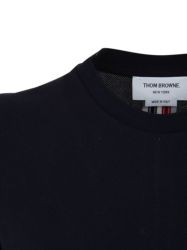 iKRIX THOM BROWNE: t-shirts - Stripe detailed T-shirt