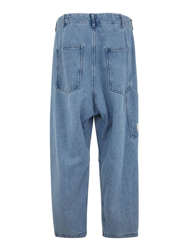 EMPORIO ARMANI: ストレートジーンズ online - ストレートジーンズ - ライトウォッシュ