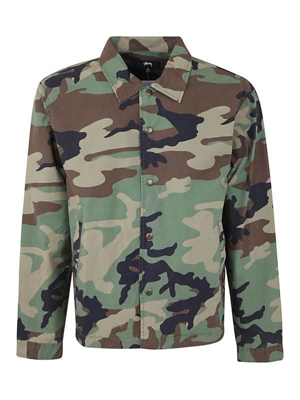 STUSSY: Hemden - Hemd - Grün