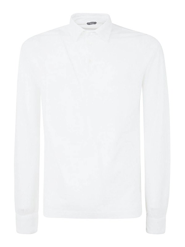 ZANONE: polo shirts - Detailed cotton polo